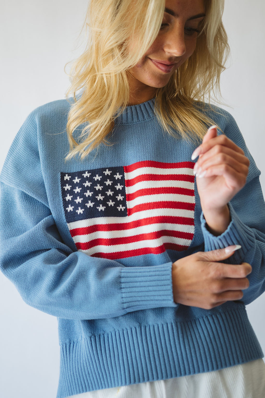 Regatta Blue Flag Sweater
