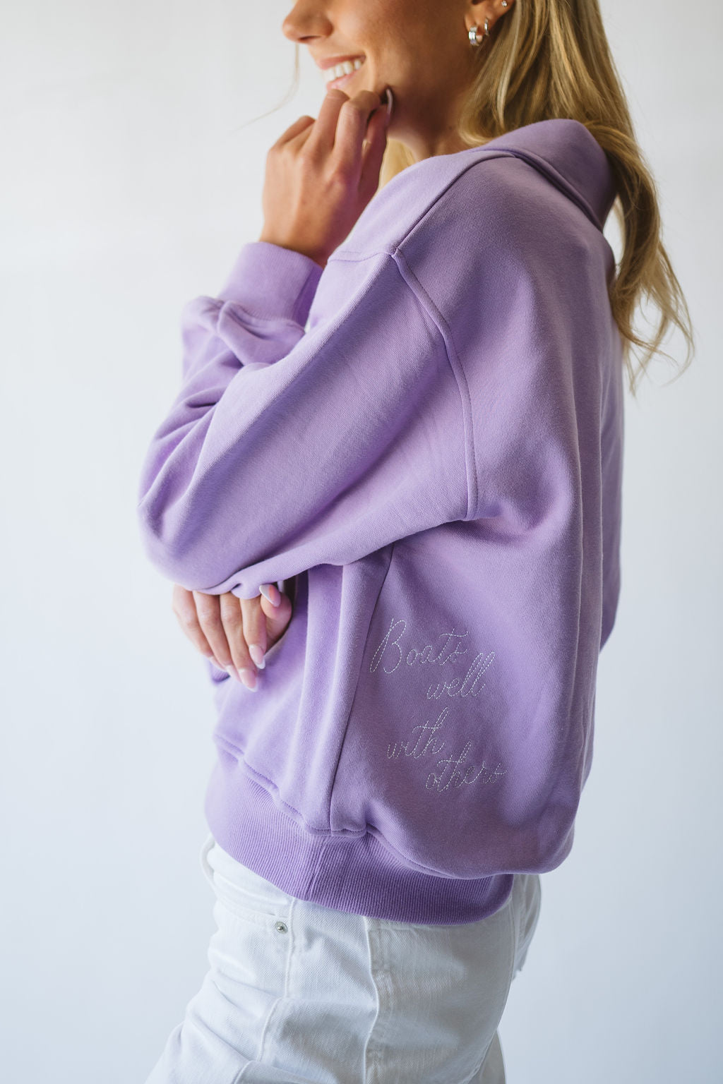 BW Logo Polo Sweatshirt