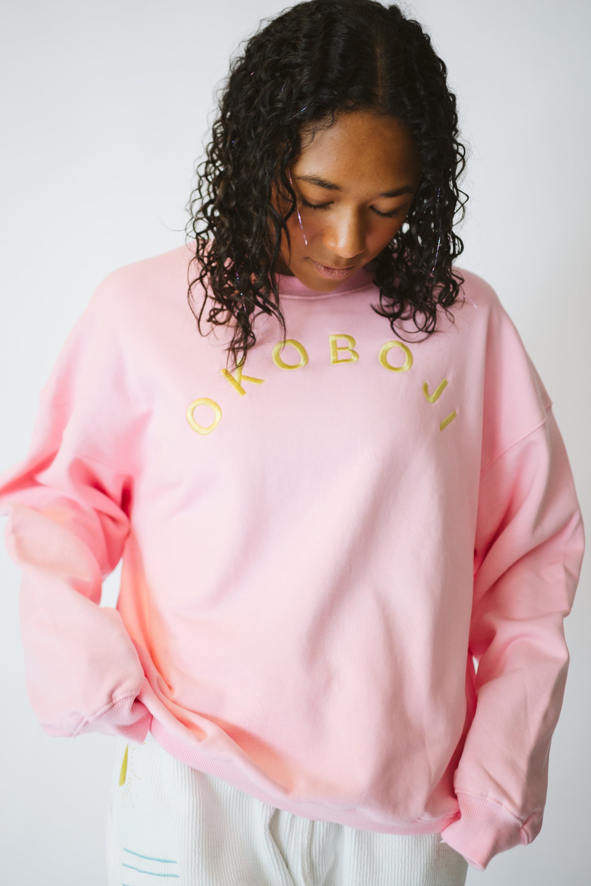 Okoboji Unisex Peony Pink Sweatshirt