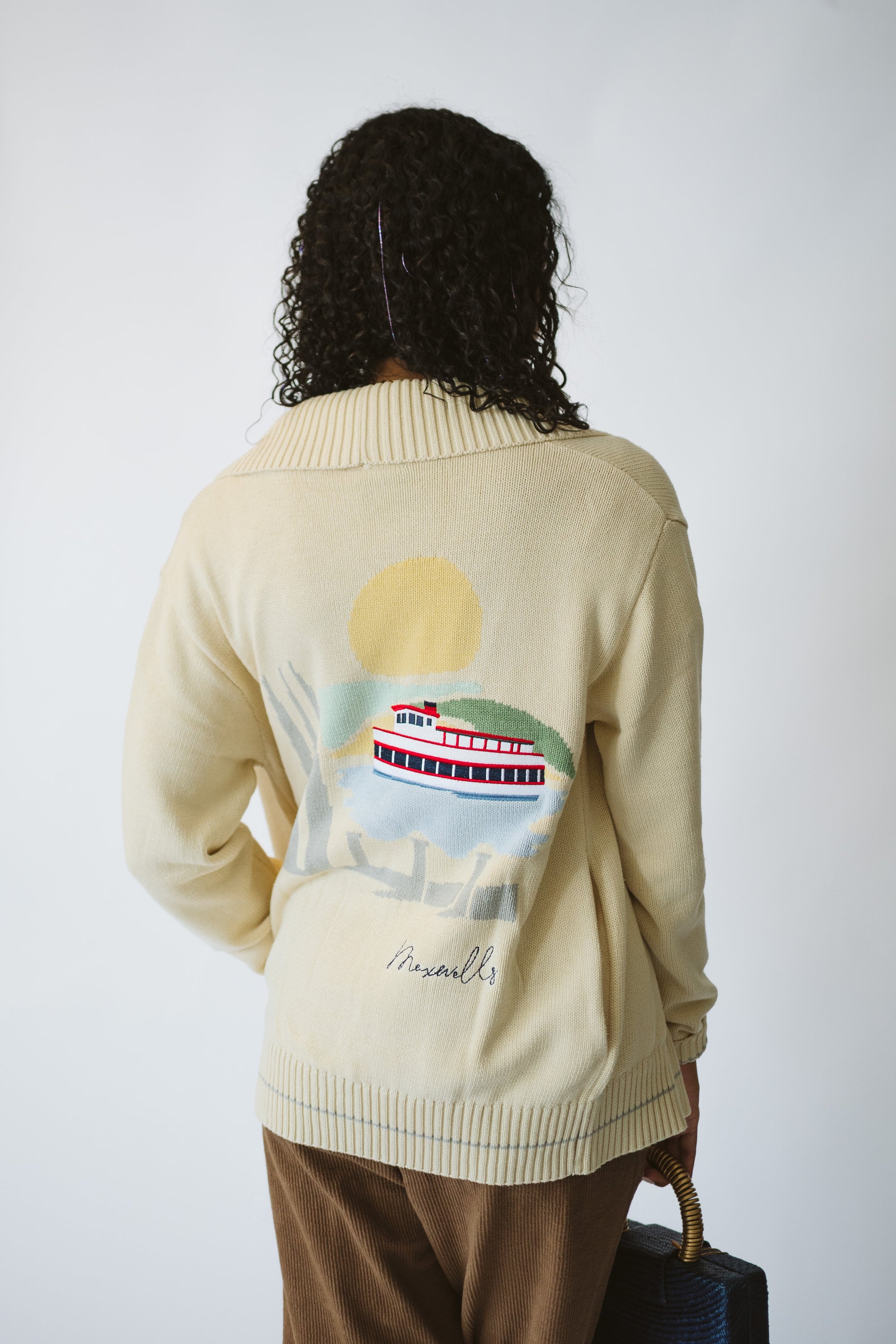 Boatwell x Maxwell's Iconic Okoboji Cardigan Sweater
