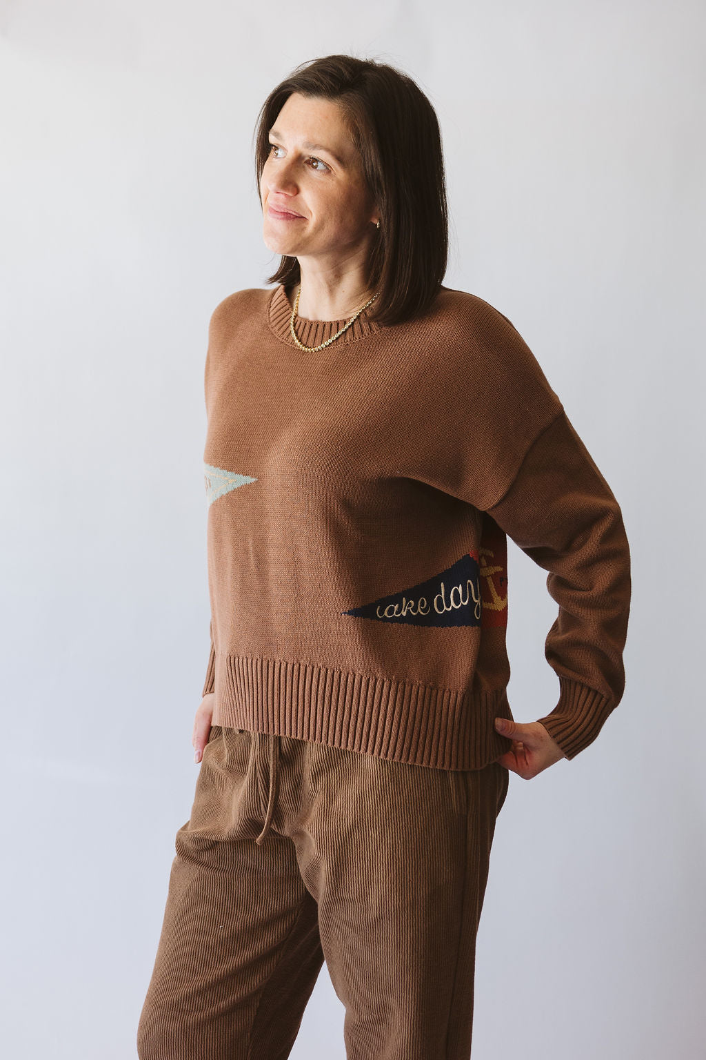Okoboji Vintage Pennant Sweater