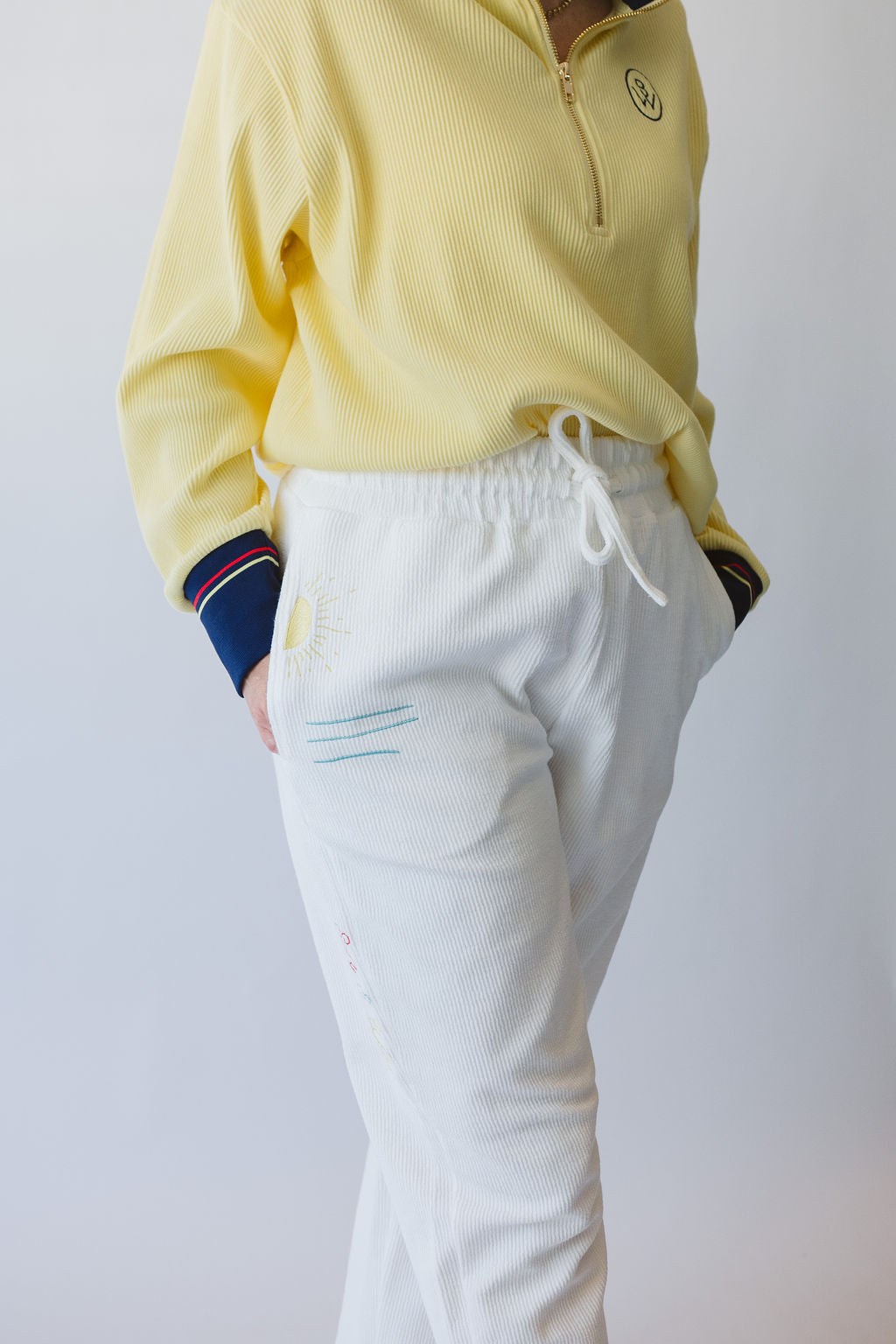 Sun &amp; Waves Ribbed Pant